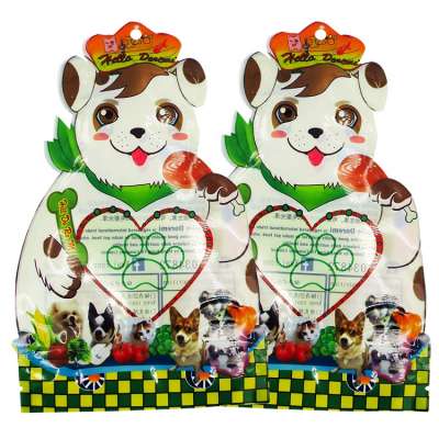 Wholesale China factory custom printed special shaped bag with zipper for dog food plastic pet food bag